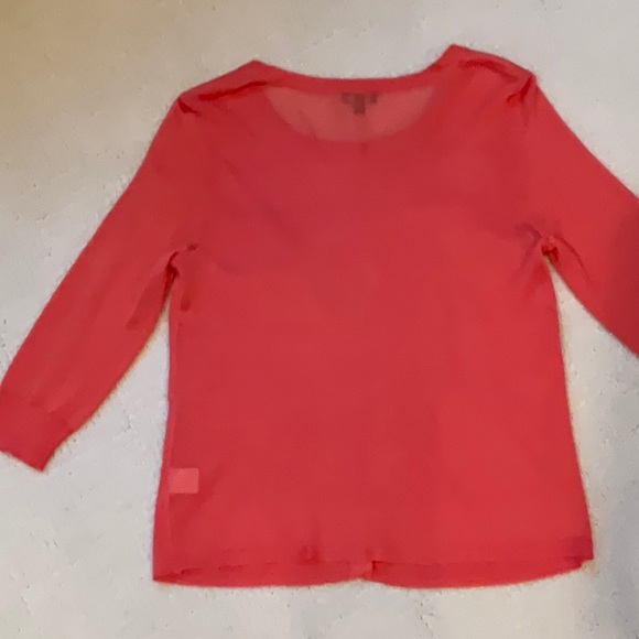 Talbots Petite Sheer Shutter Front Cardigan - Picture 5 of 7